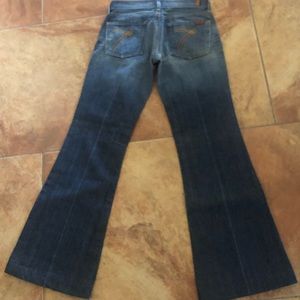 7 FAM DOJO DENIM JEANS! 27x31.